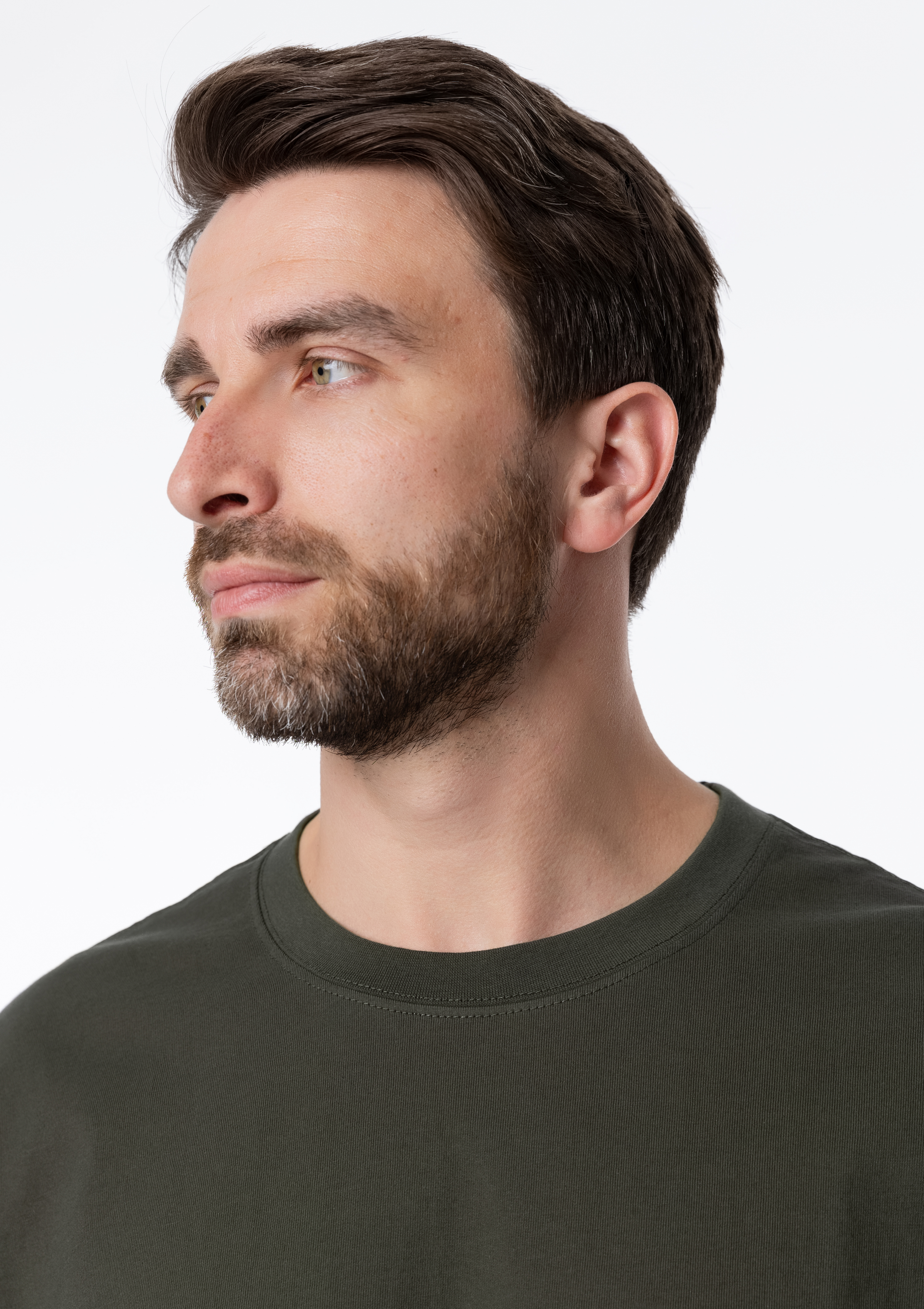 Футболка унисекс оверсайз STAN хлопок 240, 56, Оливковый хаки,  (36)  (44/XS)