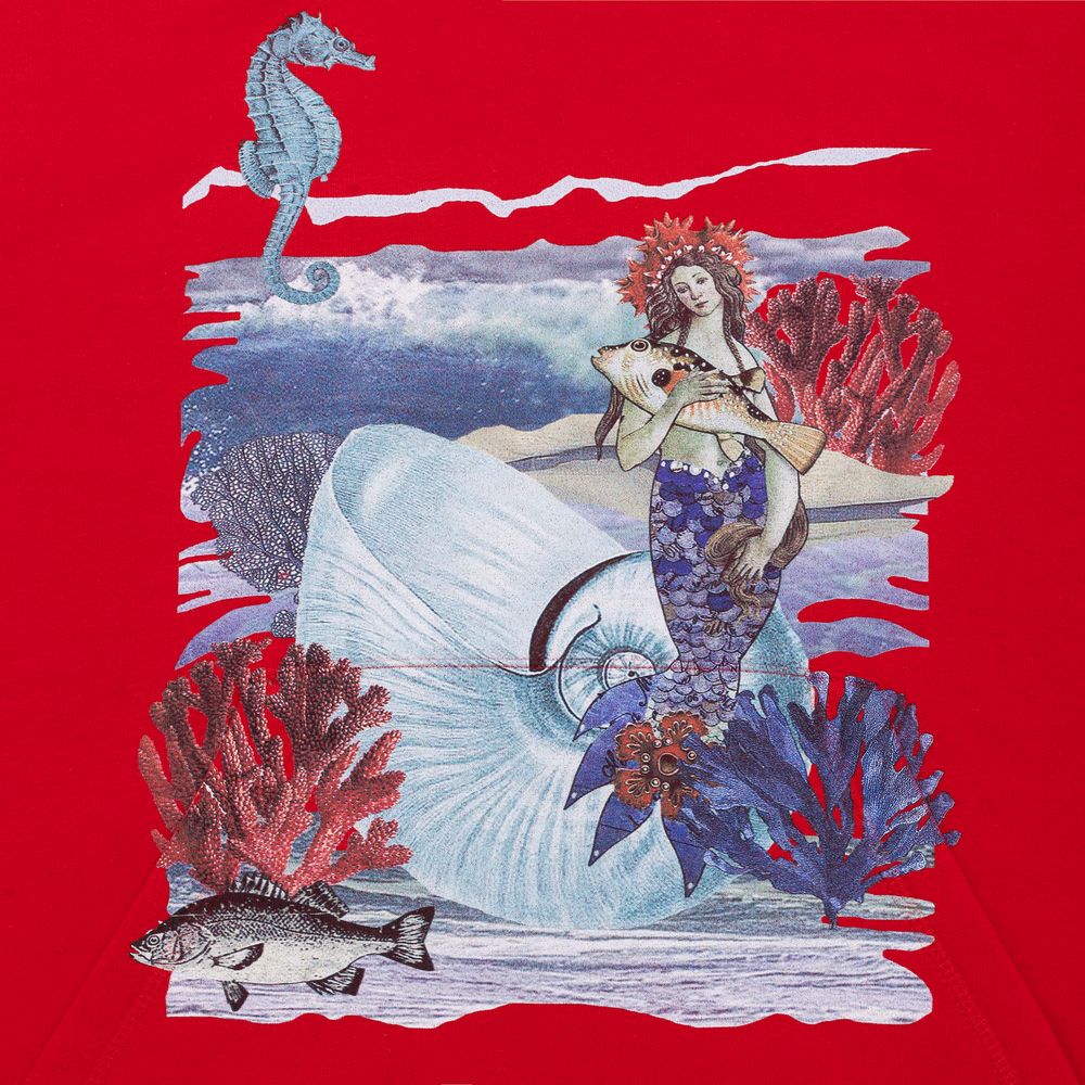 Толстовка женская Ragazza Di Mare — пример нанесения логотипа (Принтэссенция) | Print Logo