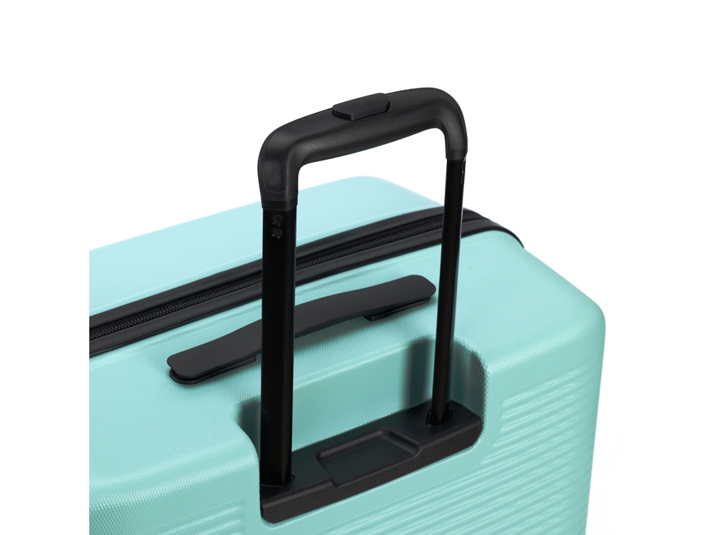 Чемодан TORBER КАСПИЙ, светло-зелёный, ABS-пластик, 38 х 20 х 54 см, 35 л