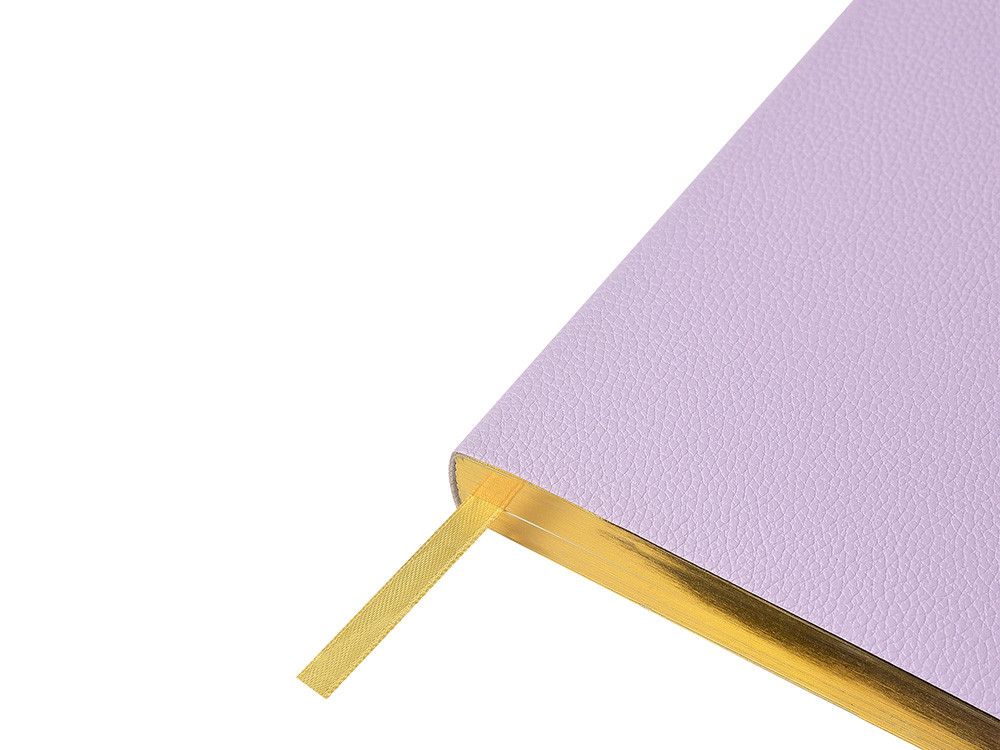 Ежедневник недатированный А5 Zefir с нашивкой, сиреневый