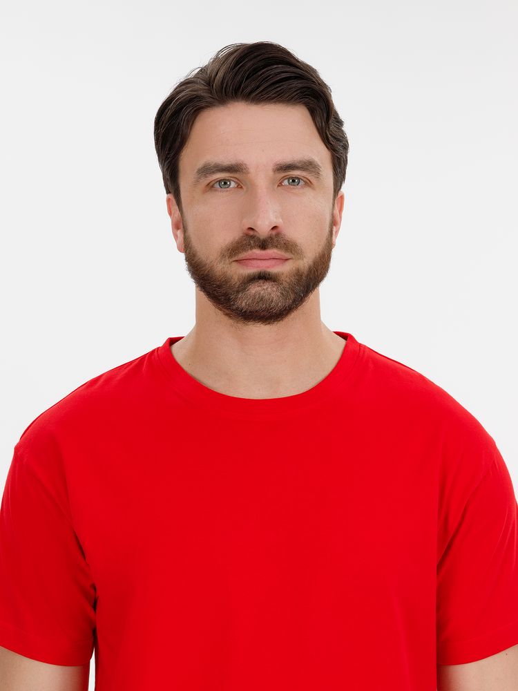 Футболка унисекс T-Bolka 180, красная, размер S