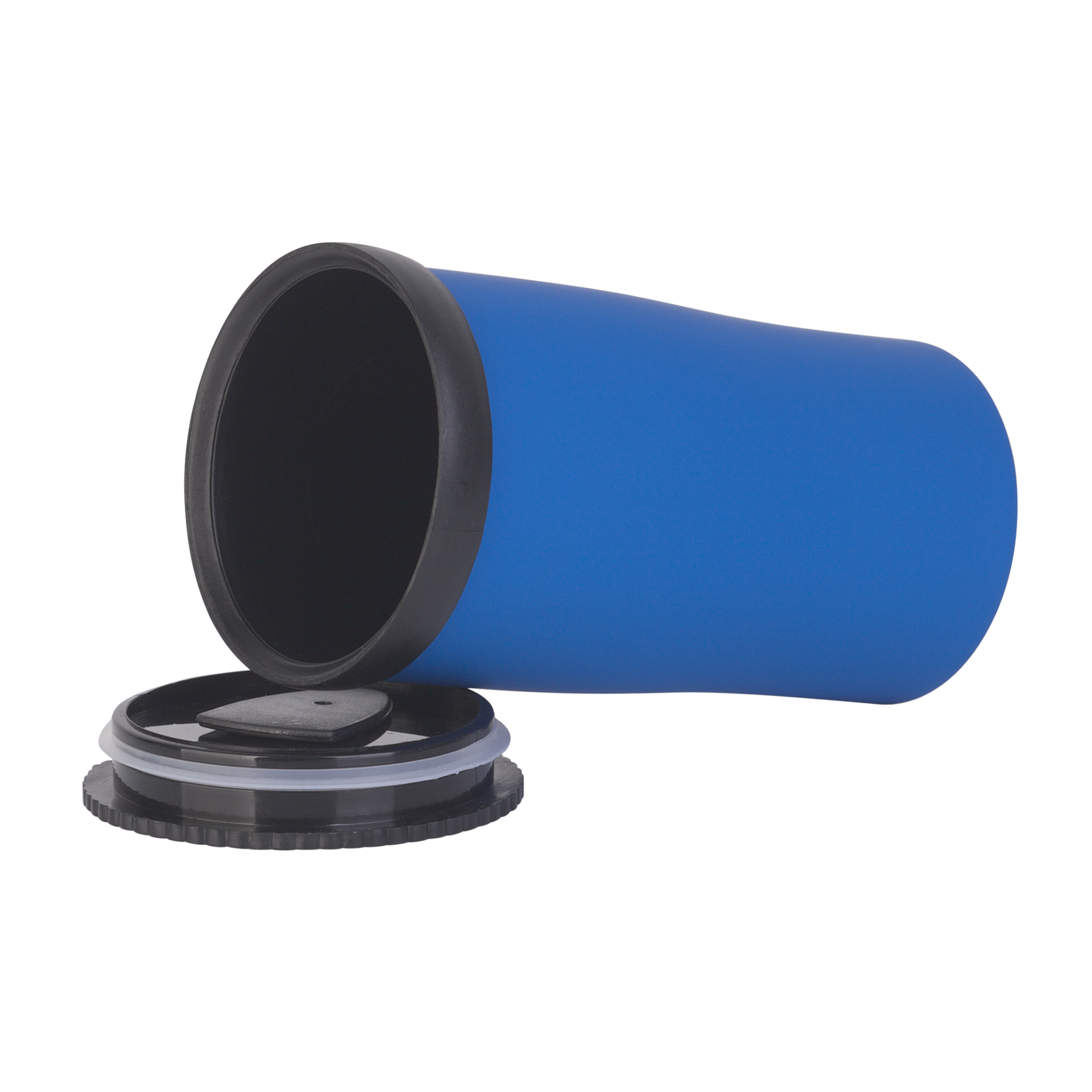 Термостакан "Миссури" 280 мл, покрытие soft touch, синий