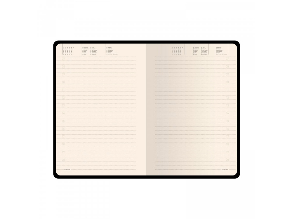 Ежедневник А5 недатированный Megapolis Velvet Flex, зефирный голубой