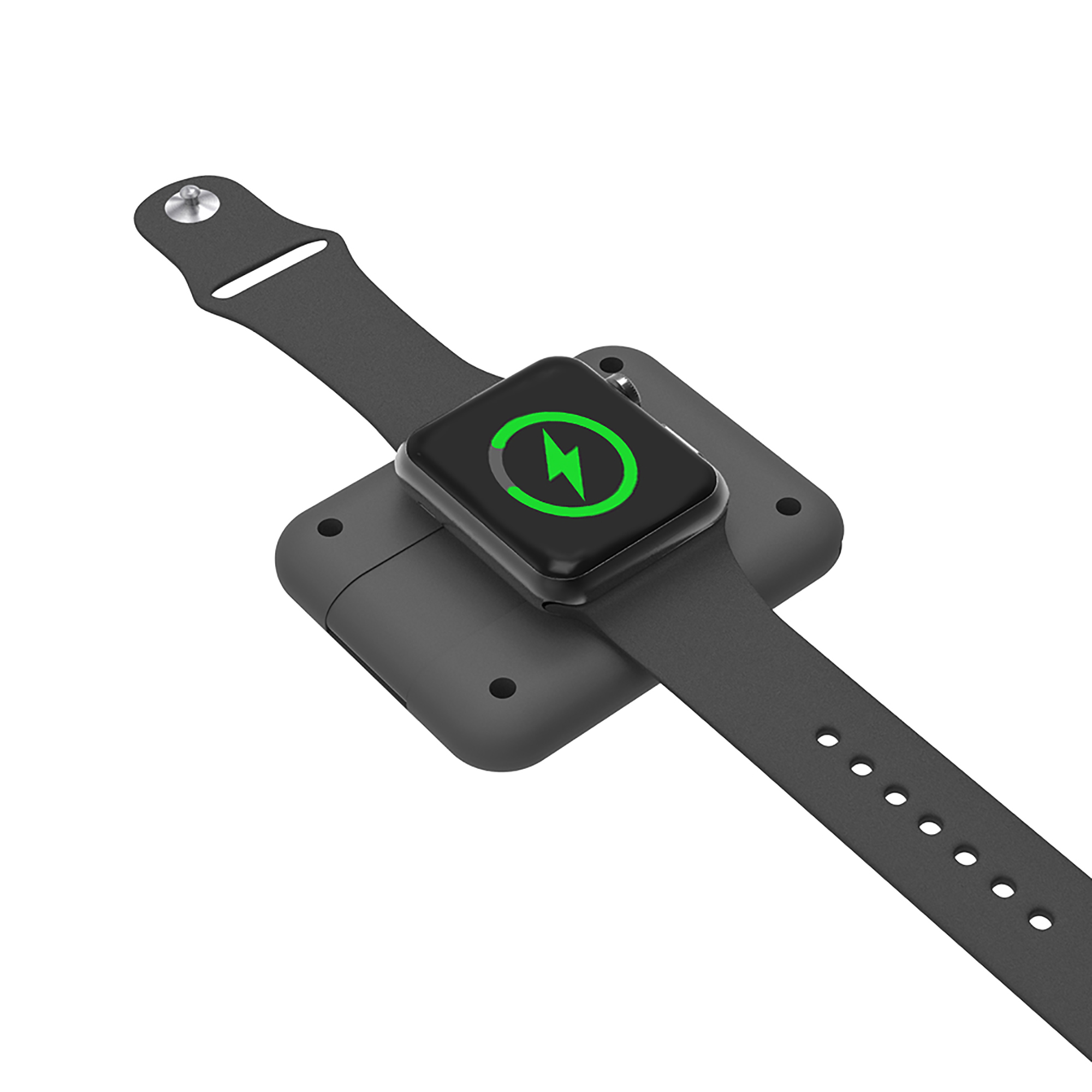 Складная беспроводная (15W) зарядная станция "I-Fold" для смартфона, часов/наушников фото на сайте Print Logo.