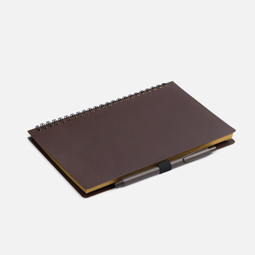 Блокнот на спирали Coffeist фото на сайте Print Logo.