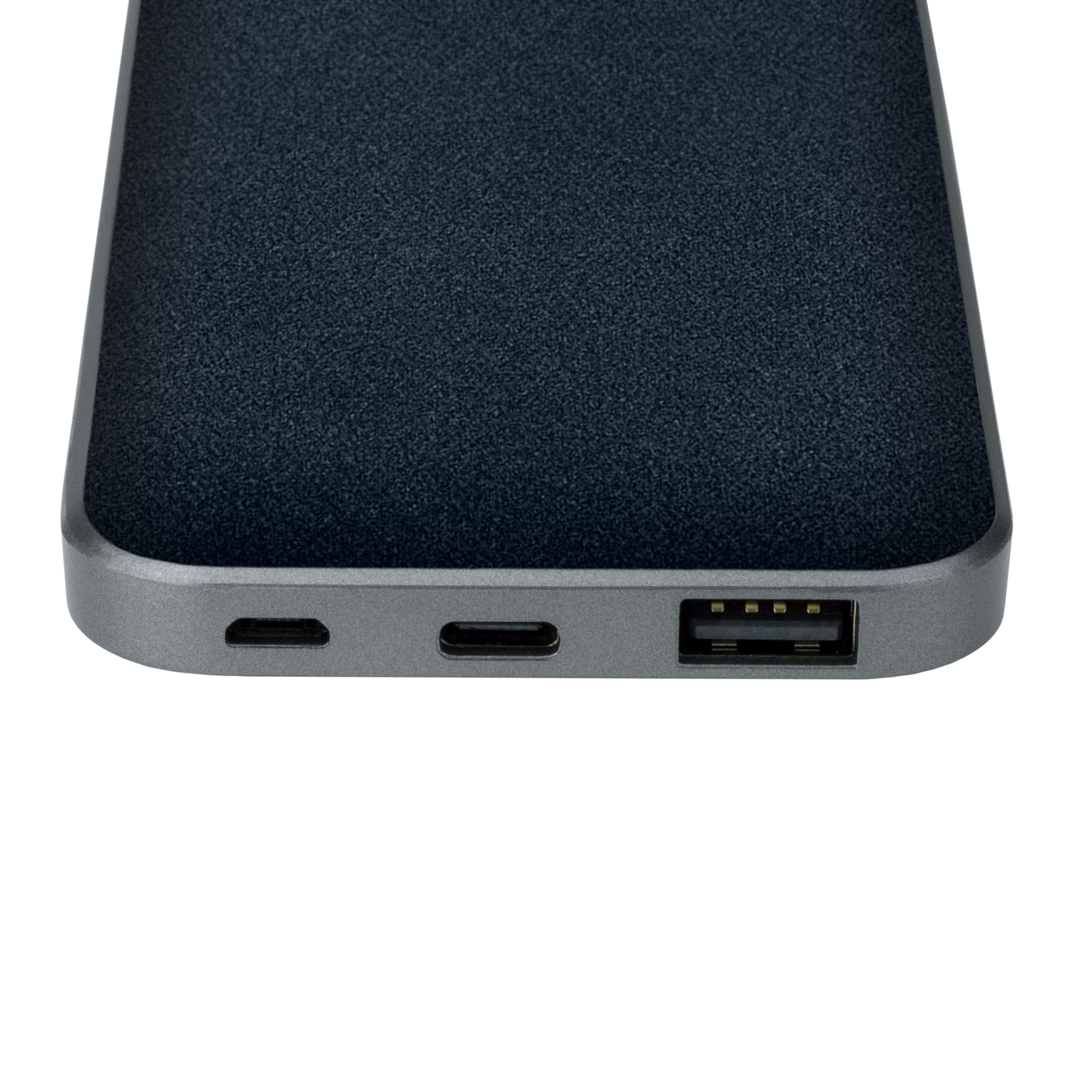 Внешний аккумулятор Ин Велюр (In Velour) 10000 mAh, серый фото на сайте Print Logo.