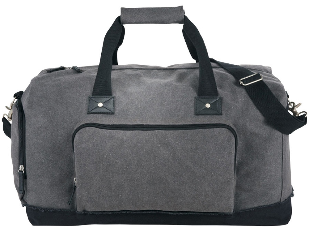 Сумка дорожная Hudson, серый/черный