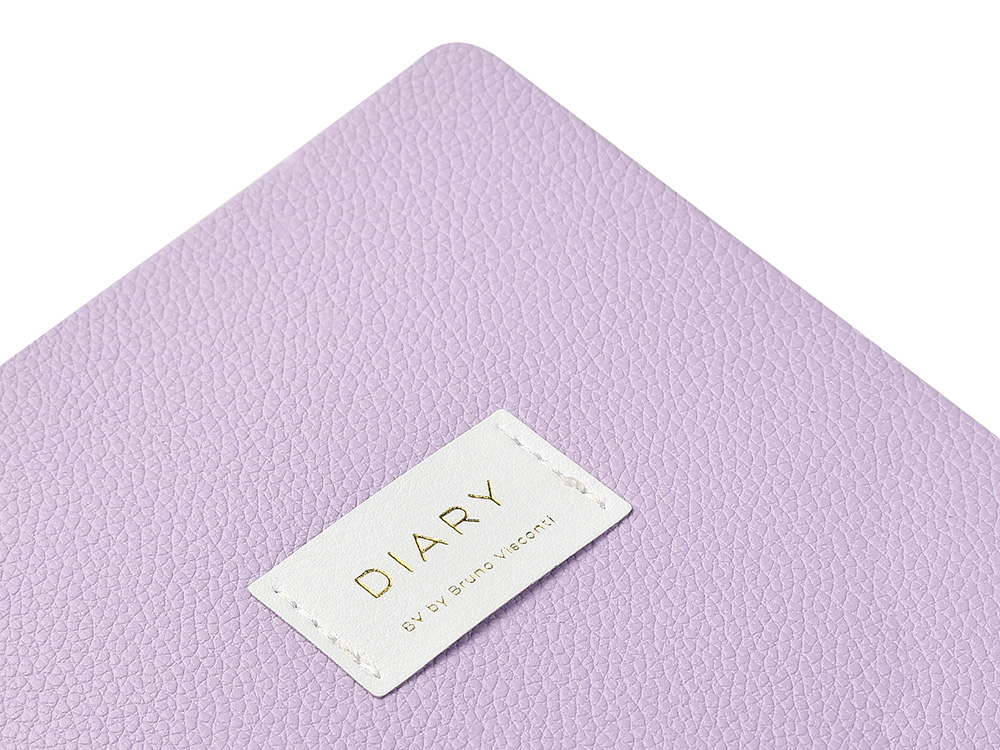 Ежедневник недатированный А5 Zefir с нашивкой, сиреневый