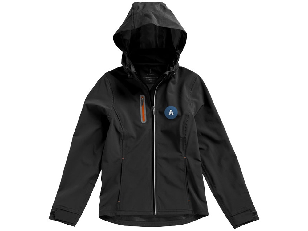 Куртка софтшел Howson женская, черный