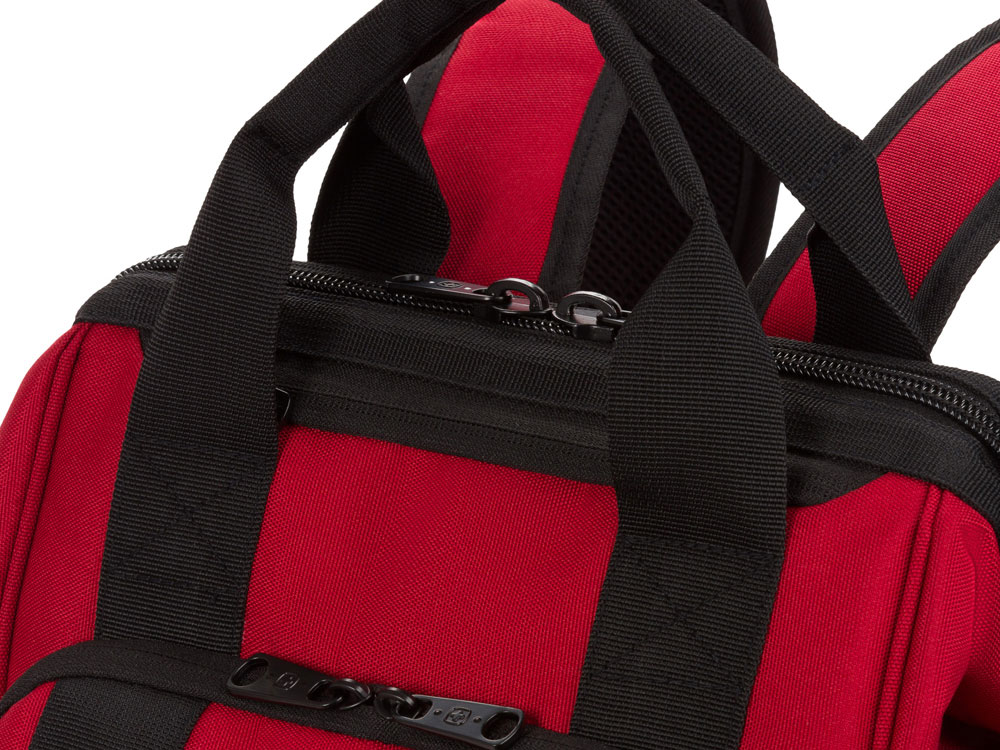 Рюкзак SWISSGEAR 16,5 Doctor Bags, красный/черный, полиэстер 900D/ПВХ, 29 x 17 x 41 см, 20 л
