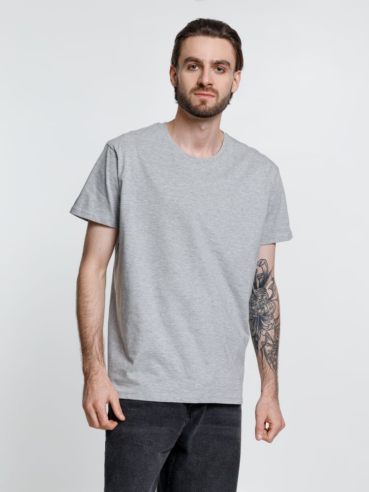 Футболка унисекс Ankara, серый меланж, размер L