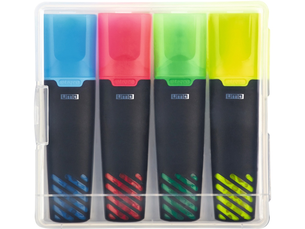 Набор текстовыделителей Liqeo Highlighter с логотипом UMA | Print Logo