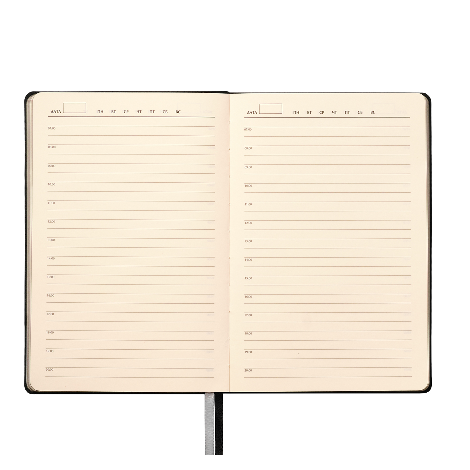 Ежедневник Твид (Tweed) недатированный, черный