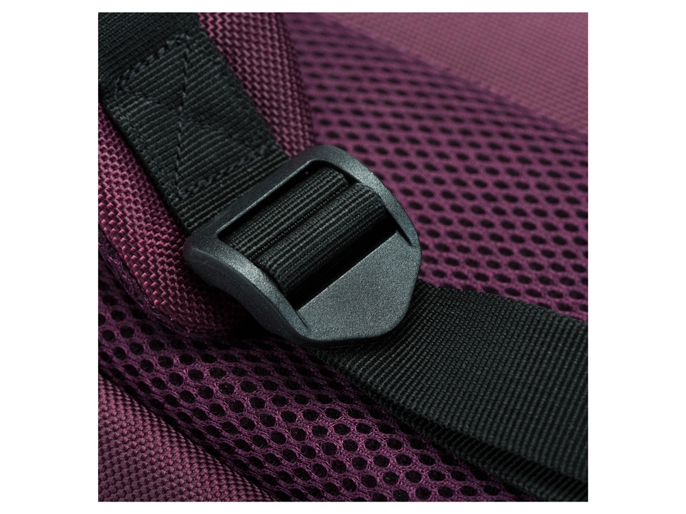 Рюкзак TORBER МЕГАПОЛИС с отделением для ноутбука 15, пурпурный, полиэстер, 46 х 32 x 13 см