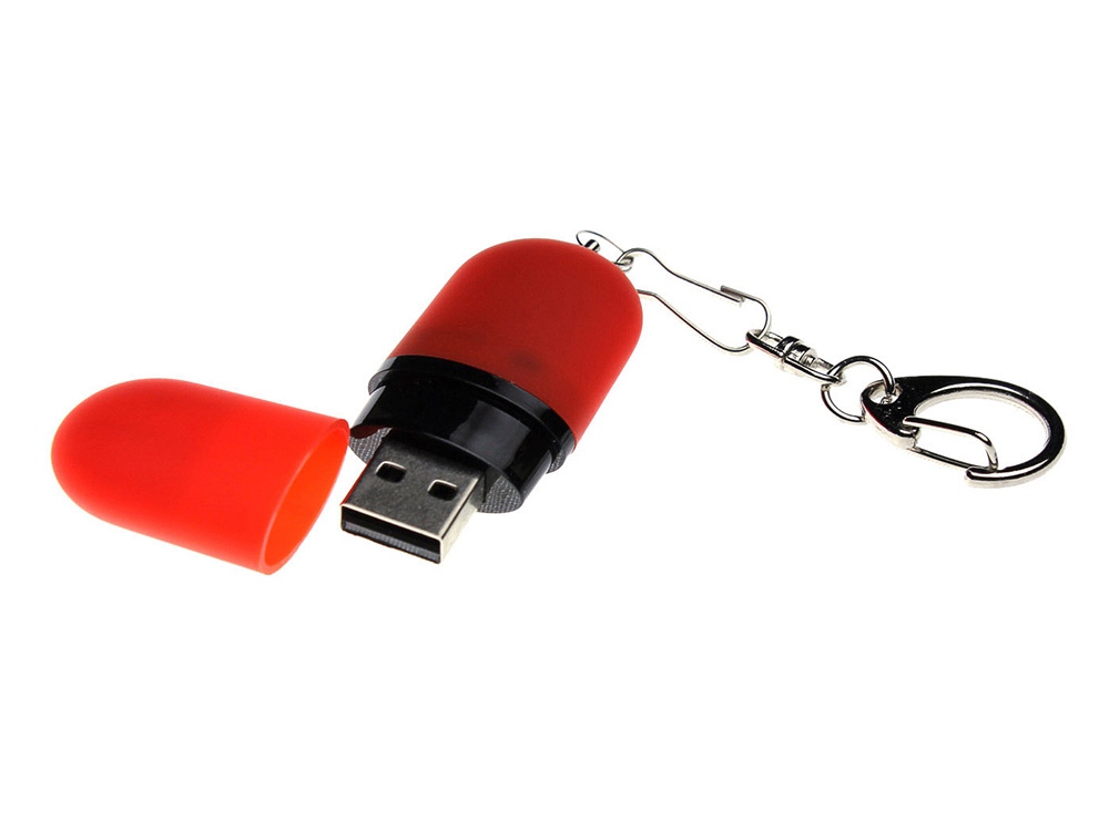 Флешка Goutte Soft-touch на 8 Гб, красный