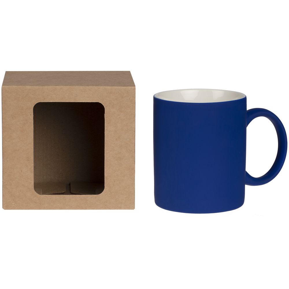 Коробка с окном для кружки Window, ver.2 — пример нанесения логотипа (Molti) | Print Logo