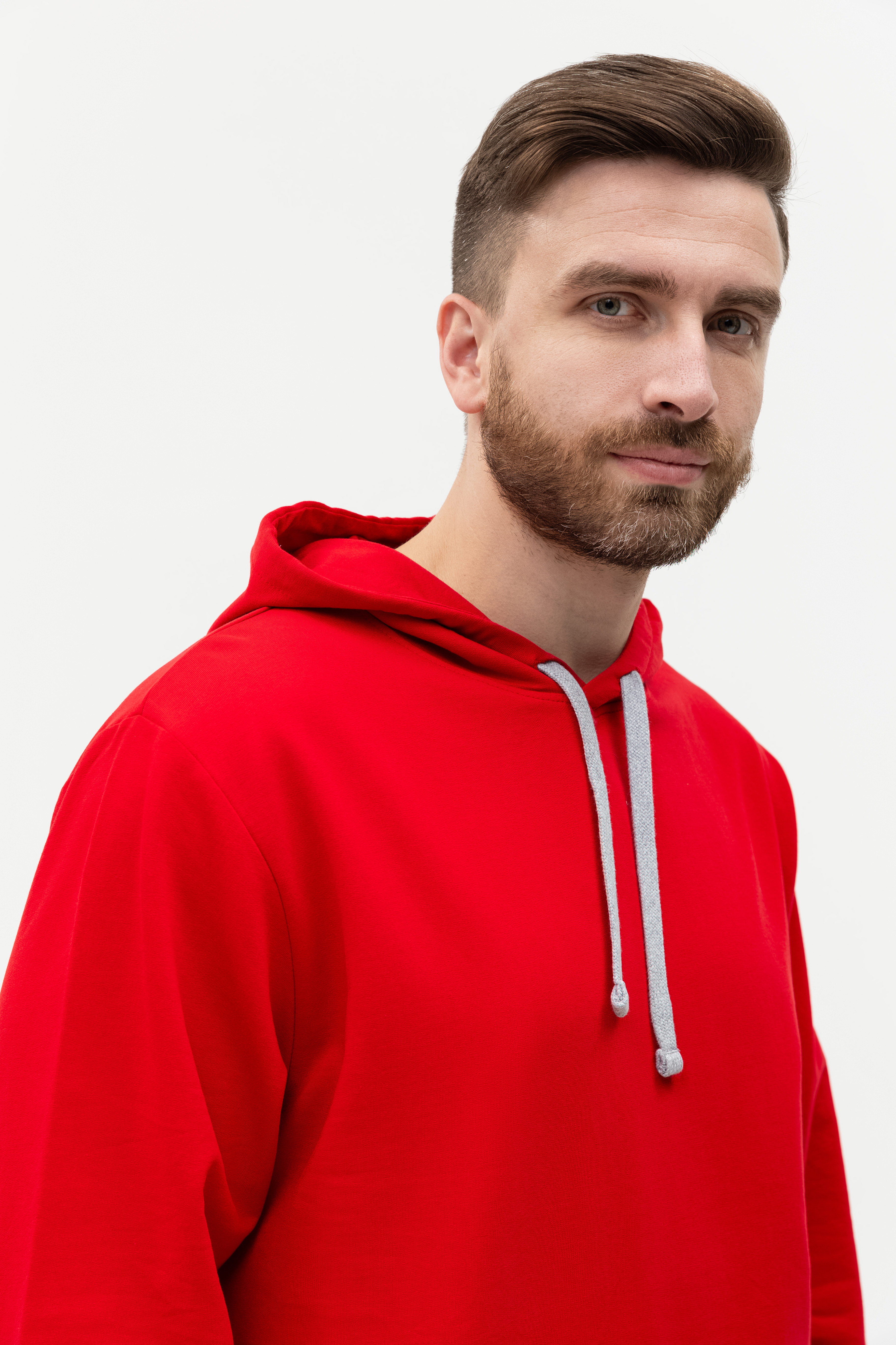 Худи унисекс STAN футер без начёса 260, 23, Красный,  (14)  (54/XXL)