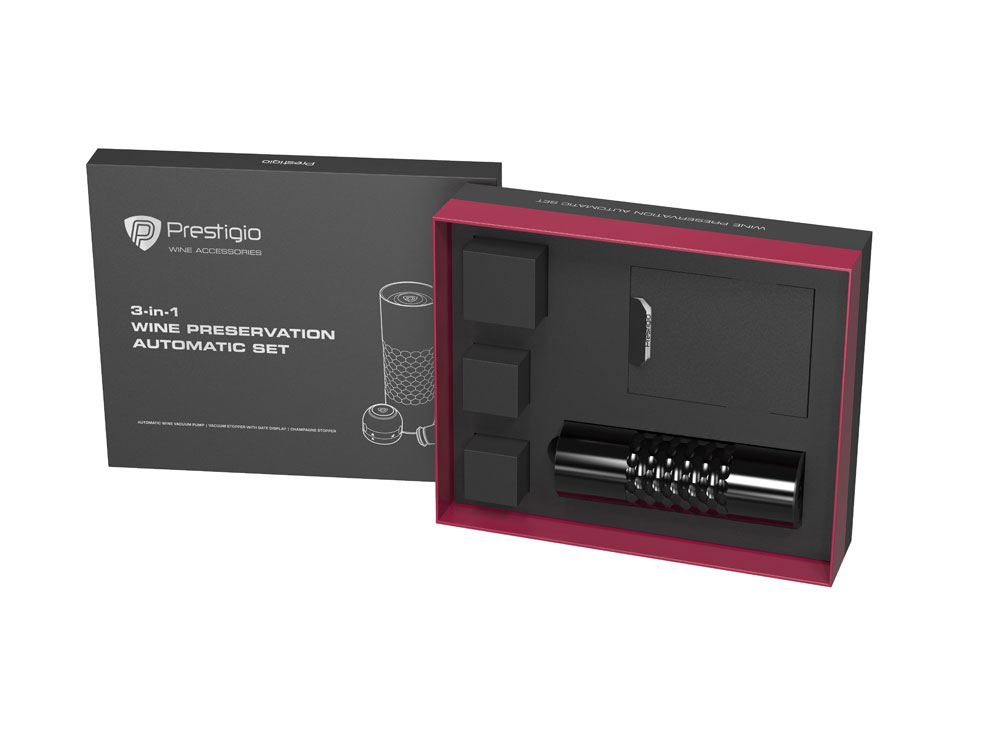 Автоматический набор для хранения вина Prestigio