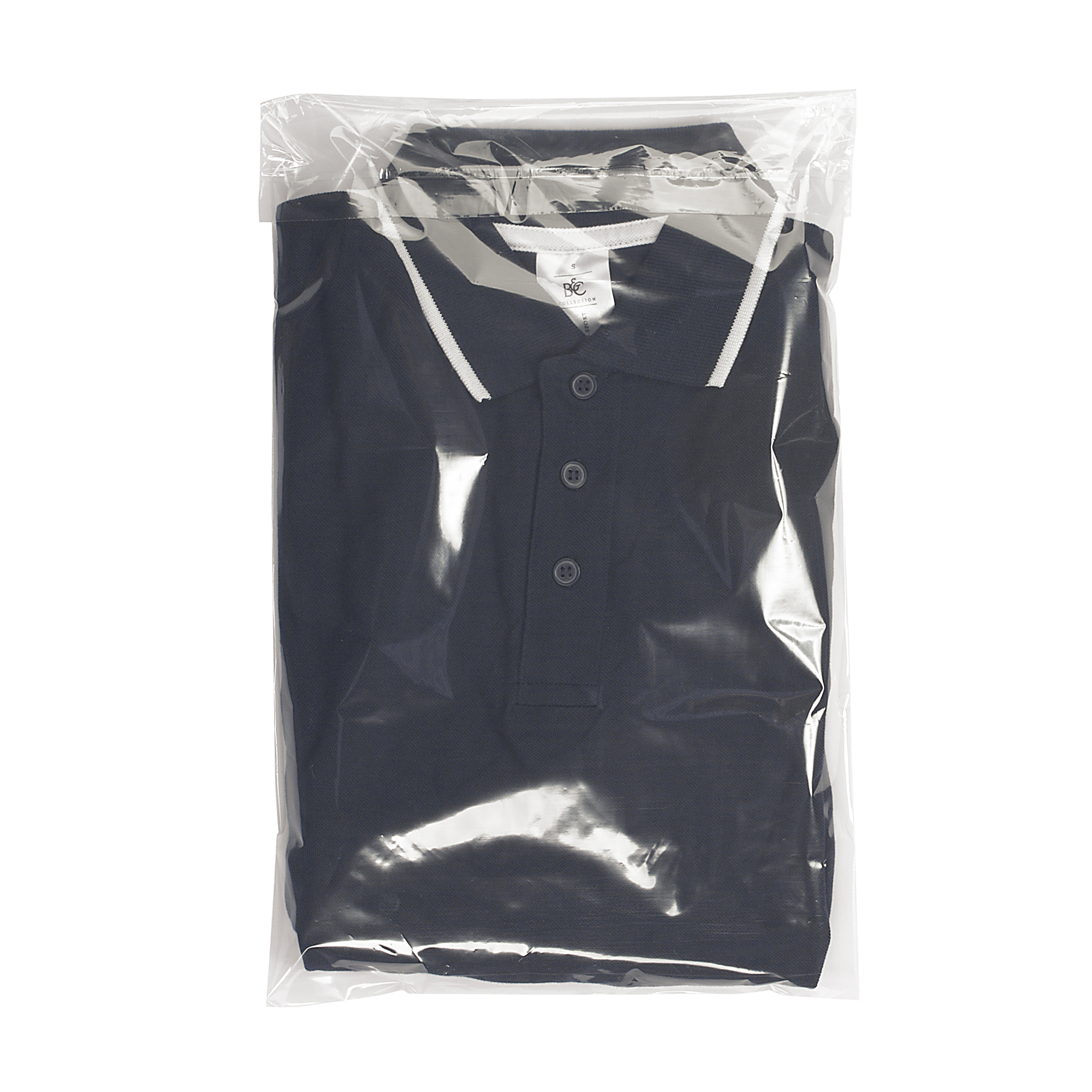 Пакет (без упаковки одежды) со скотчклапаном, 25х40 см фото на сайте Print Logo