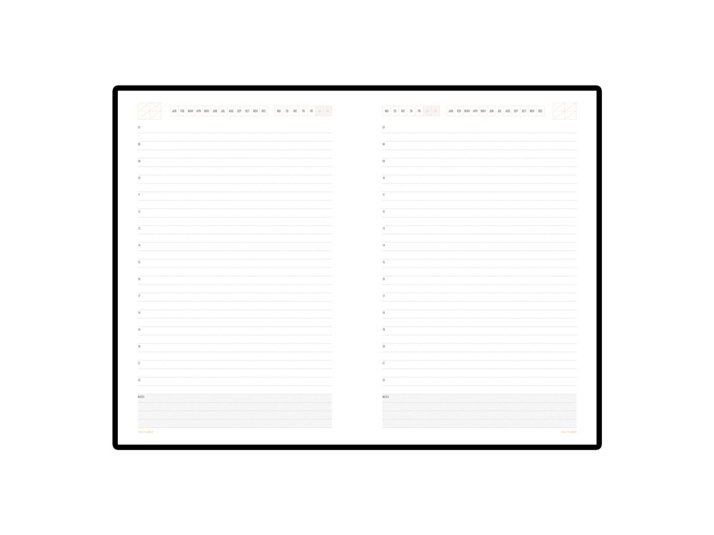 Ежедневник А5 недатированный Mercury, бордовый