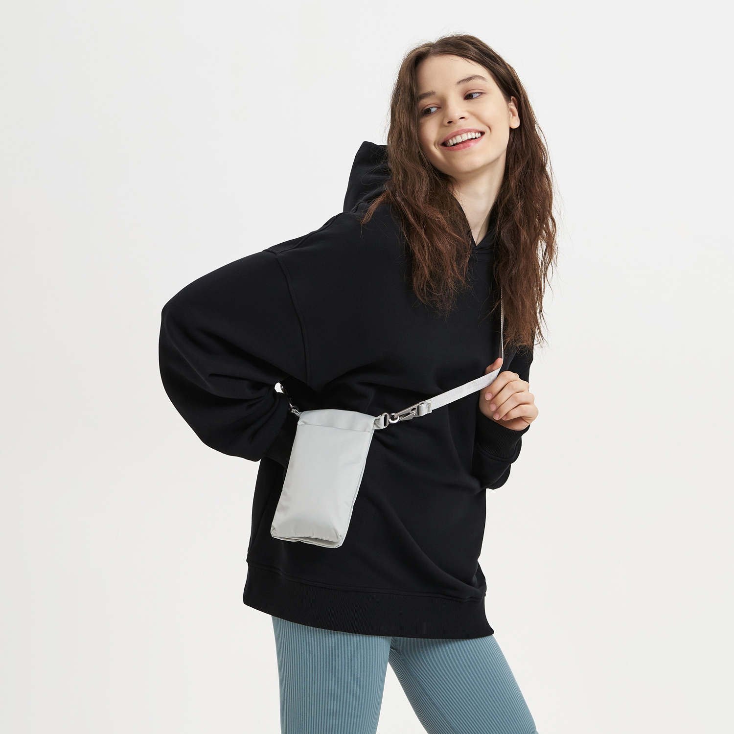 Худи оверсайз унисекс Фьюжн (Fusion), черный, размер 2XS