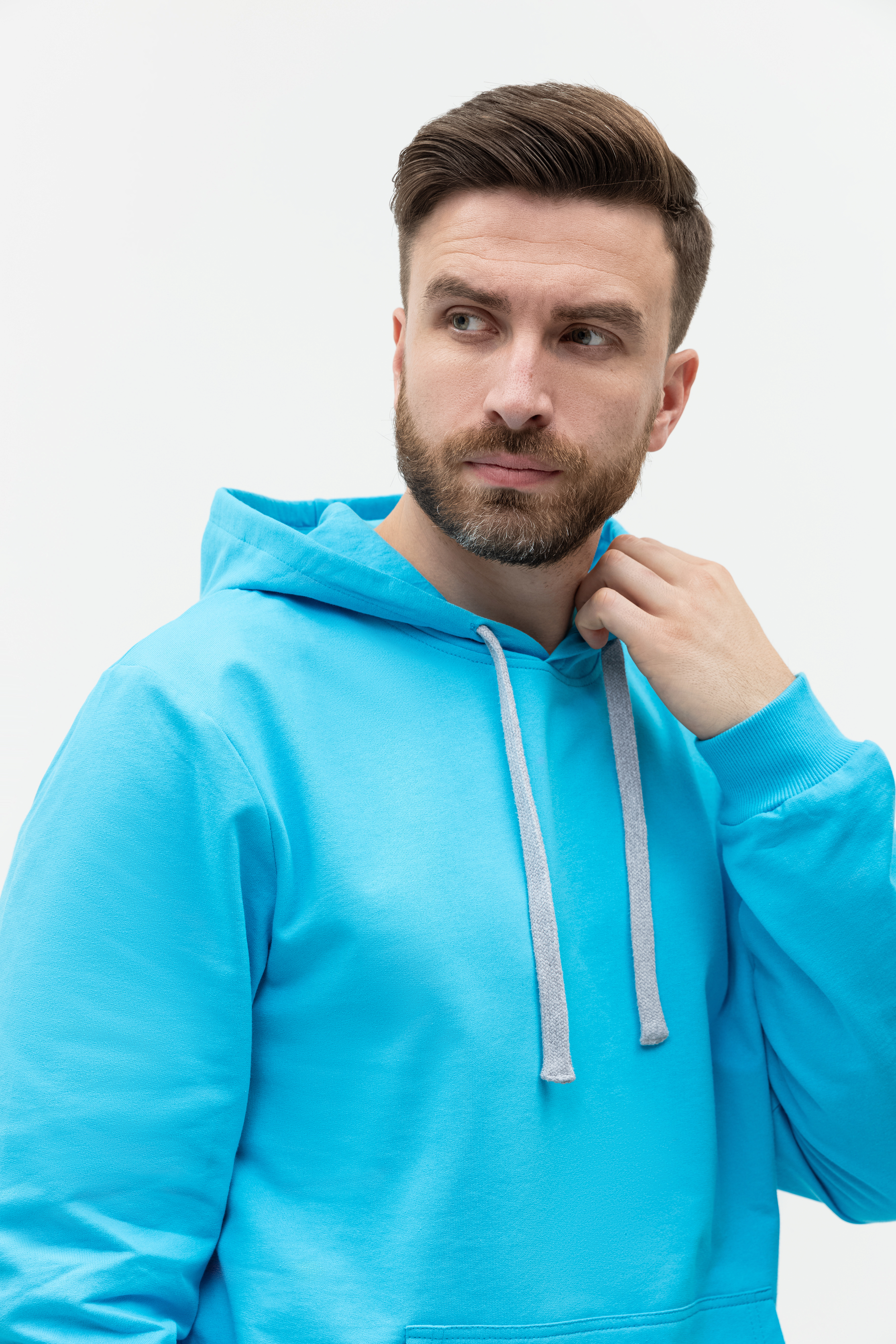 Худи унисекс STAN футер без начёса 260, 23, Бирюзовый,  (32)  (50/L)