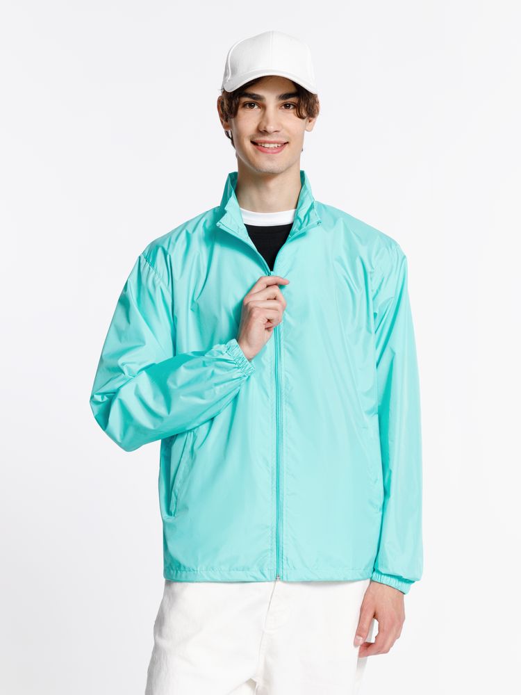 Ветровка Kivach, бирюзовая (тиффани), размер S