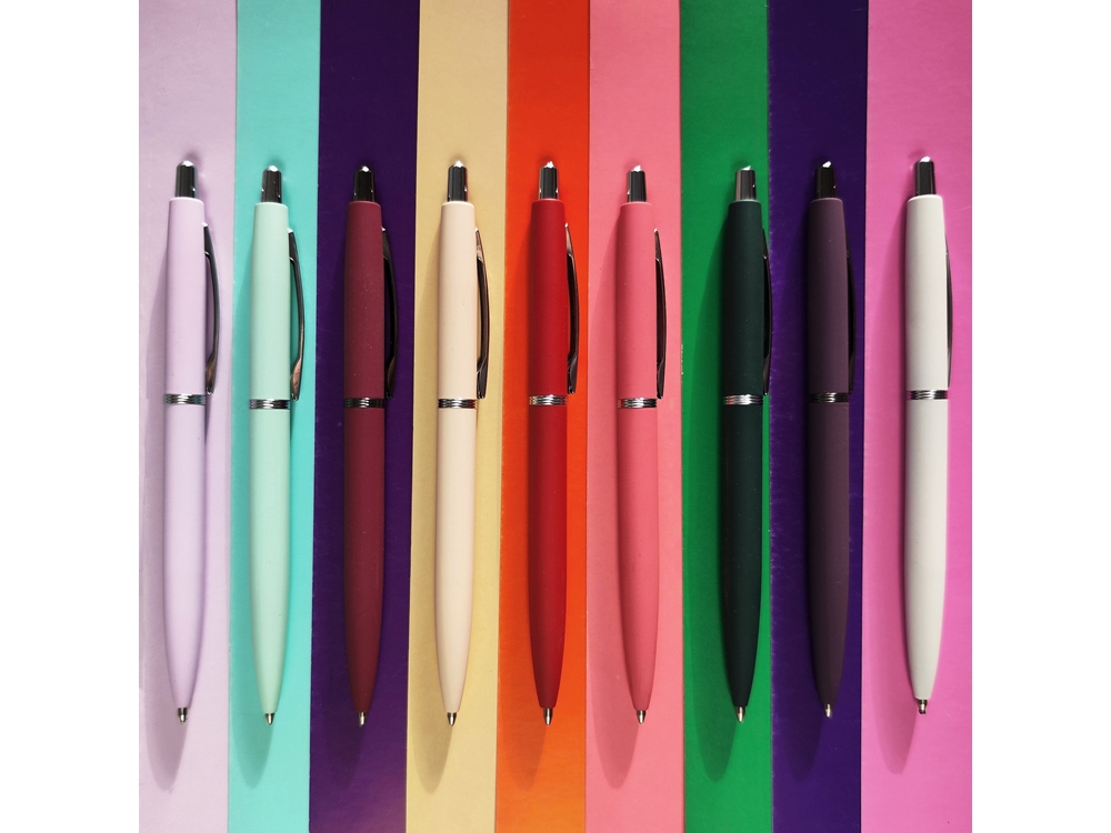 Ручка металлическая шариковая San Remo, софт-тач, 1.0 мм, пудровый