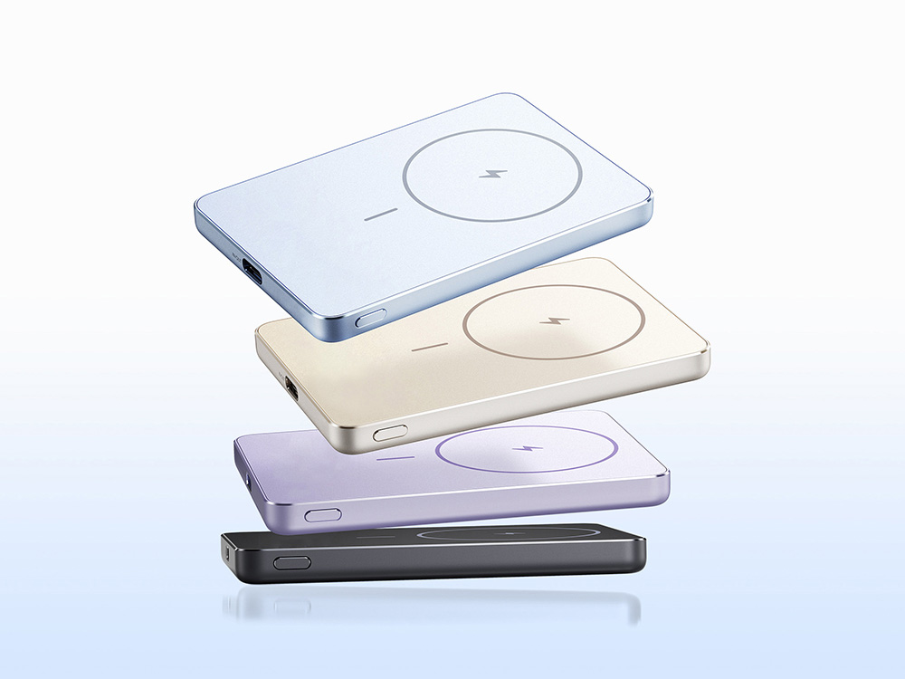 Внешний аккумулятор Xiaomi Super Slim Magnetic Power Bank 5000 Purple