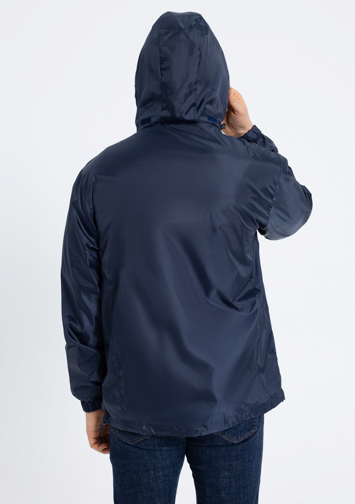 Ветровка утепленная унисекс STAN, 60, дюспо 210T, Тёмно-синий,  (46)  (56/XXXL)