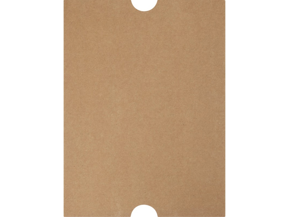 Блокнот Alejandra формата А5 с твердой обложкой из переработанной кожи - сплошной черный