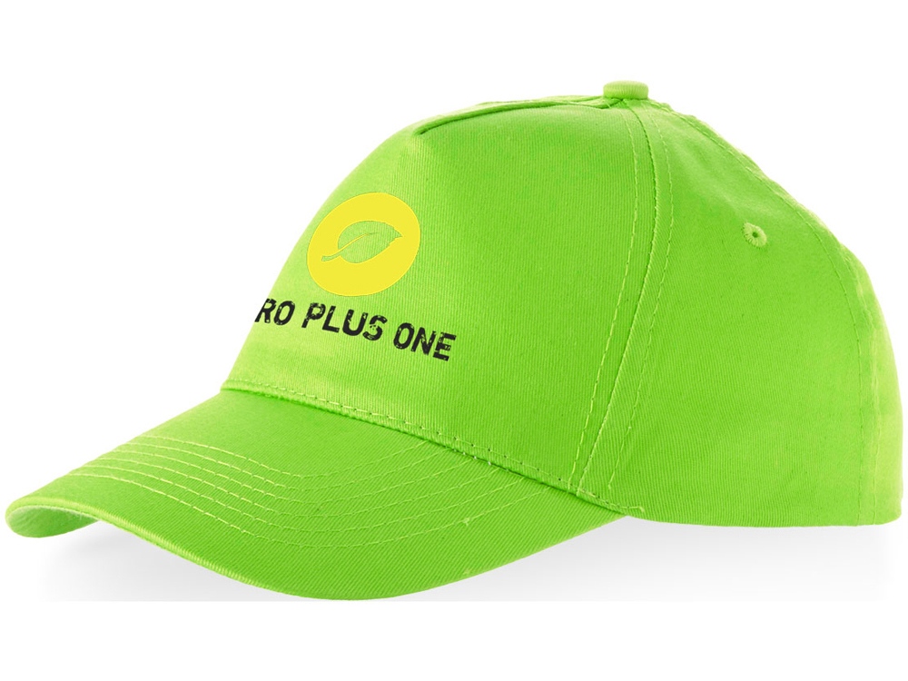 Бейсболка Memphis 5-ти панельная, зеленое яблоко