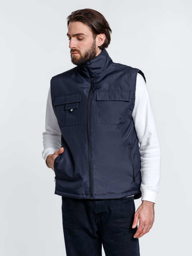 Жилет мужской Stokholm, темно-синий, размер XXL
