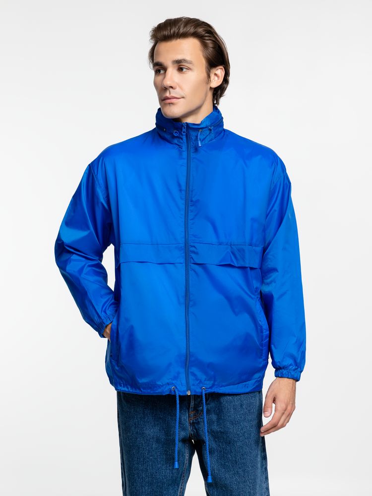 Ветровка из нейлона Surf 210 ярко-синяя (royal), размер L