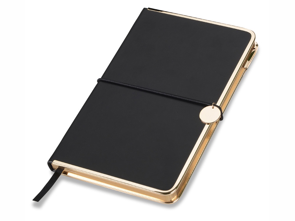 Блокнот А5 Golden Rim с логотипом Lettertone | Print Logo