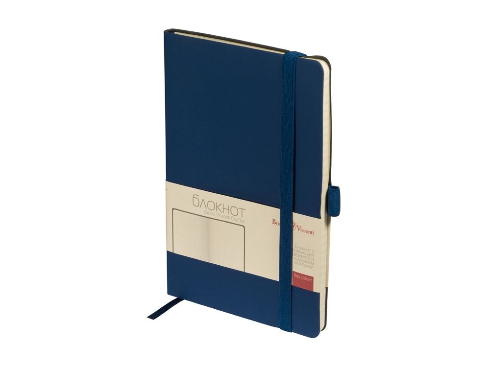 Блокнот А5 City Flex с логотипом Bruno Visconti | Print Logo