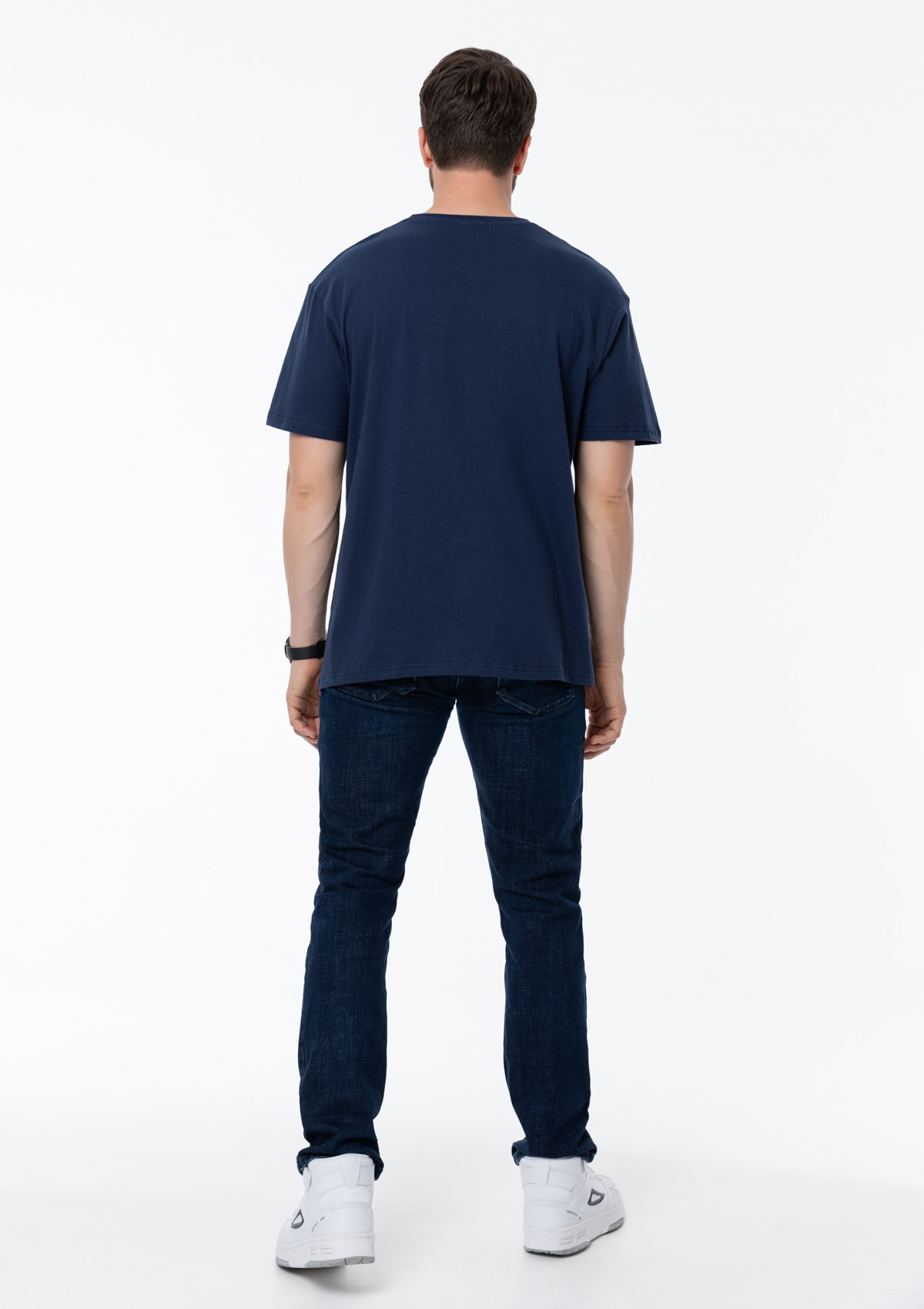 Футболка унисекс без бокового шва STAN хлопок 160, 02, Тёмно-синий,  (46)  (52/XL)