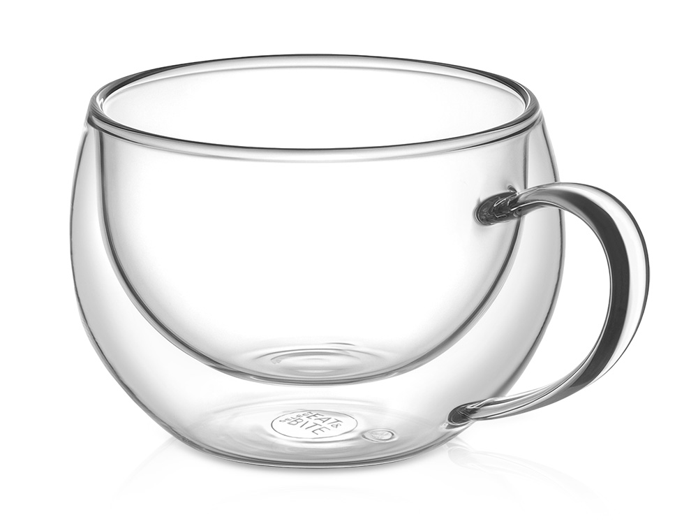 Чашка с двойными стенками Floral с логотипом Eat&Bite Select | Print Logo