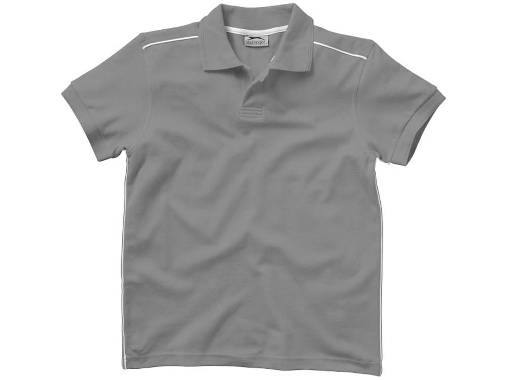 Рубашка поло Backhand мужская, серый/белый