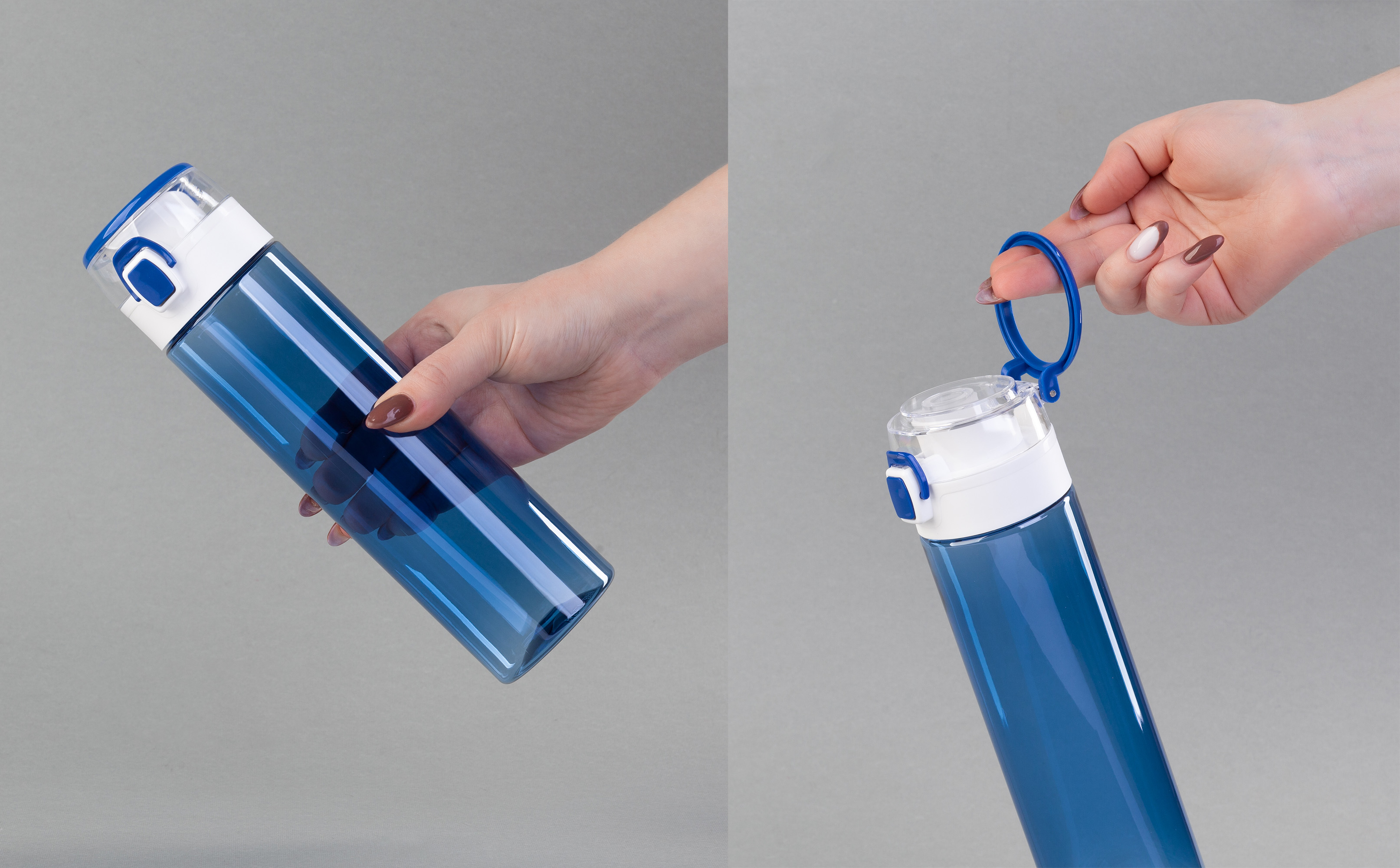 Бутылка для воды "Vita" 600 мл, оранжевый с белым