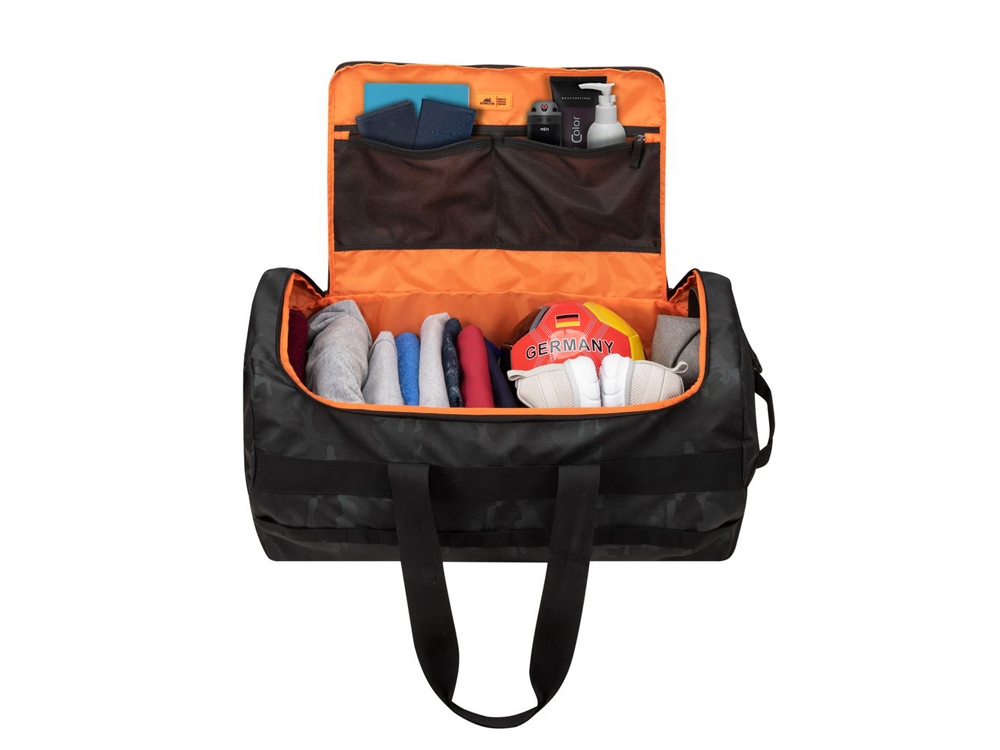 RIVACASE 7643 navy camo 60L дорожная сумка /12