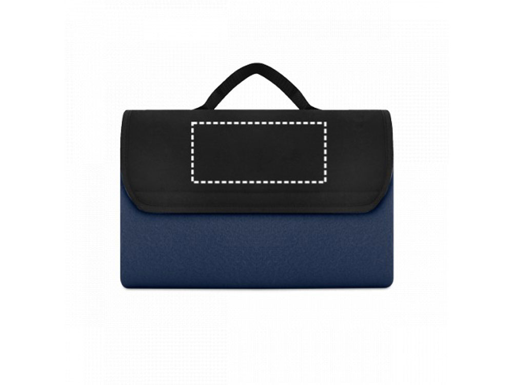 RILEY. Флисовый плед 180 г/м2, Синий