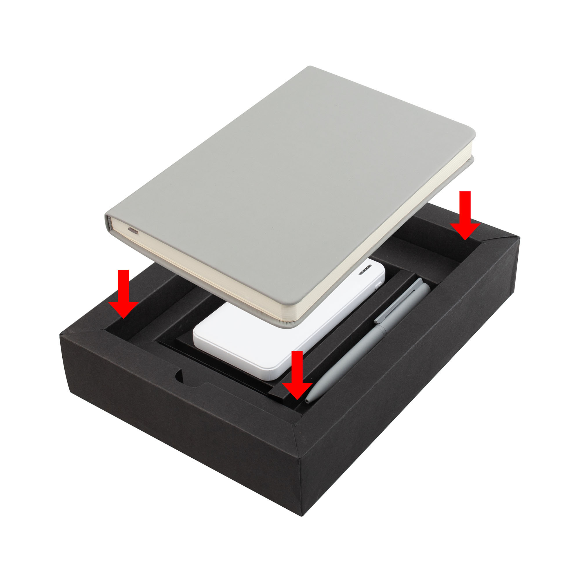 Набор подарочный "Ultimate Gray" фото на сайте Print Logo.