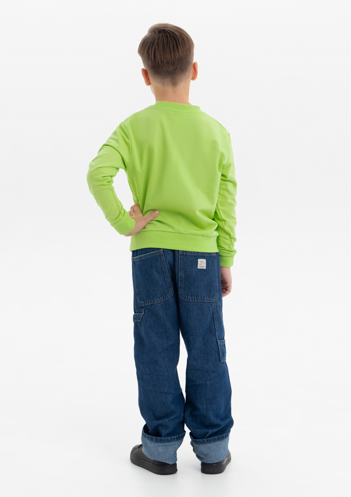 Свитшот детский STAN футер без начёса, 260, 63J, Весенний,  (25)  (14/14 лет)