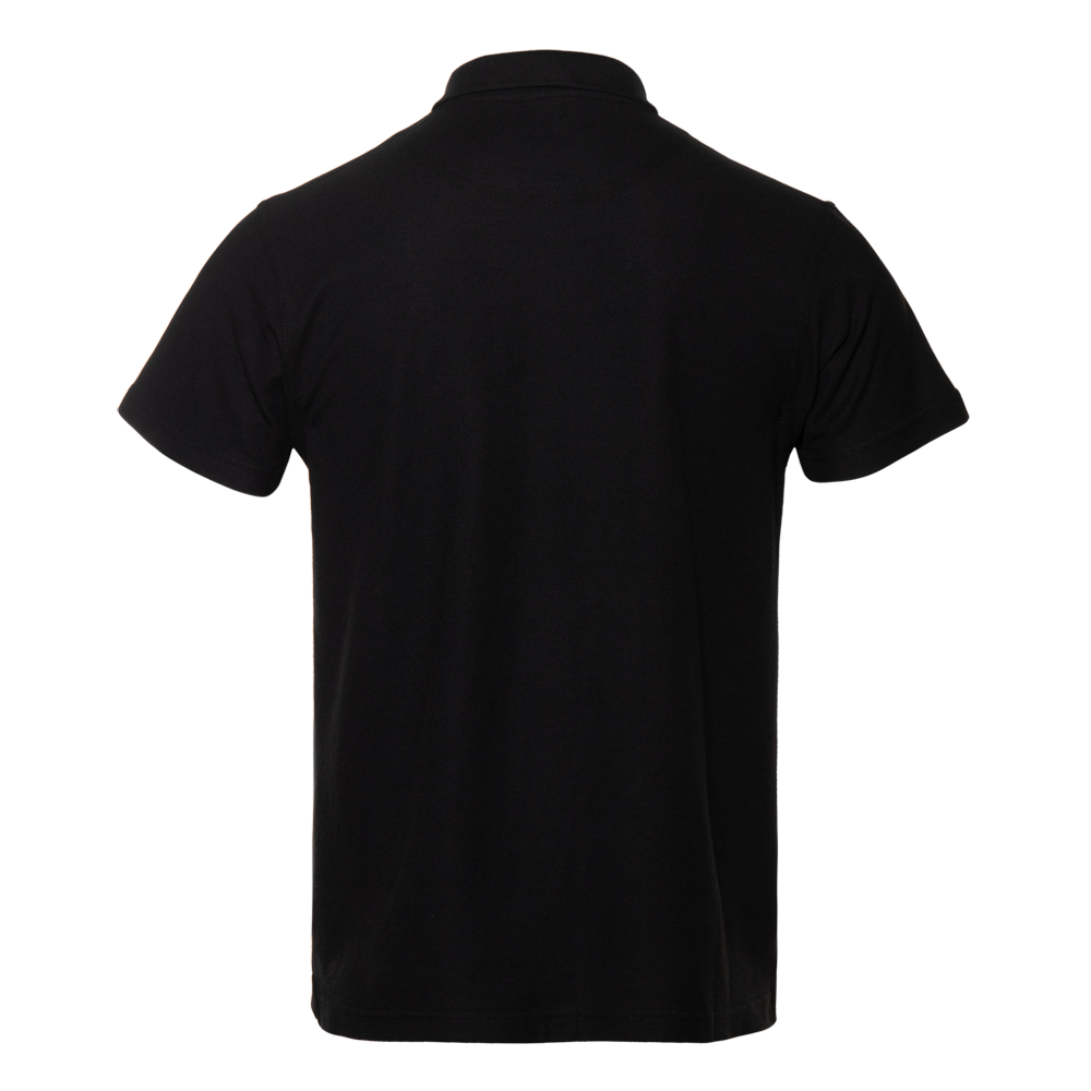 Рубашка поло мужская STAN хлопок/полиэстер 185, 104, Чёрный,  (20)  (44/XS)