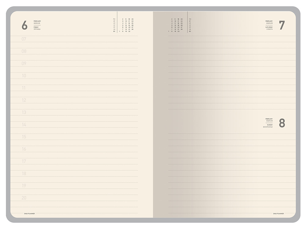 Ежедневник А5 датированный Megapolis Color 2026, оранжевый