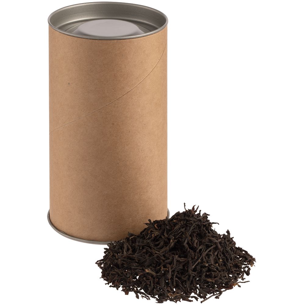 Чай Breakfast Tea в тубусе, крафт с логотипом  | Print Logo