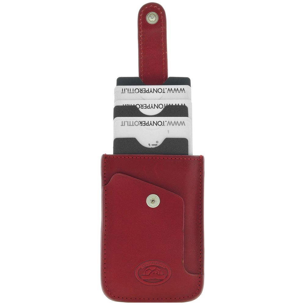 Футляр для карточек Vernazza, вертикальный — пример нанесения логотипа (Tony Perotti) | Print Logo