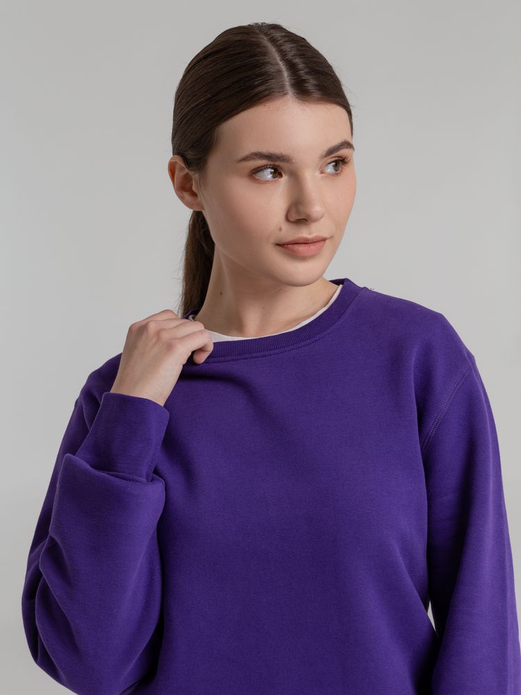 Свитшот унисекс King, фиолетовый, размер XL