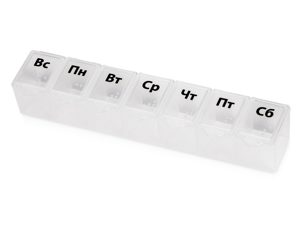 Таблетница One week с логотипом  | Print Logo